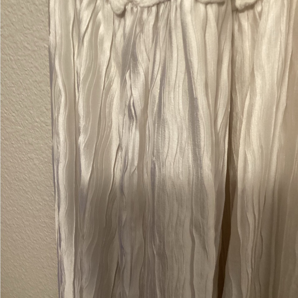 Lulus White Plisse Maxi Dress - Size Small - Picture 11 of 11